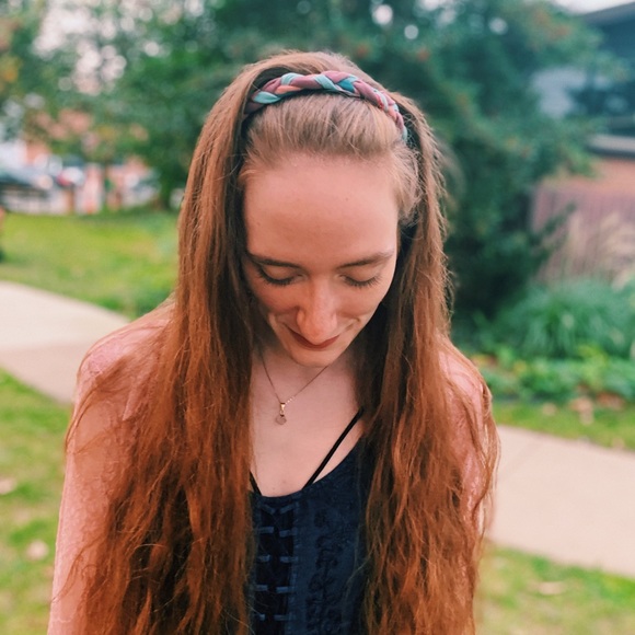 3 Strand Braided Tees Headband - 100% upcycled! - Picture 2 of 5